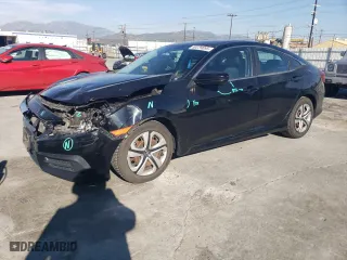 2016 Honda Civic Sedan LX with VIN 19XFC2F5XGE216617, listed as a Copart auction lot 50239095 with 106,681 mi miles and Salvage Title. Bid and sale history available at carsss.com. Image 1.