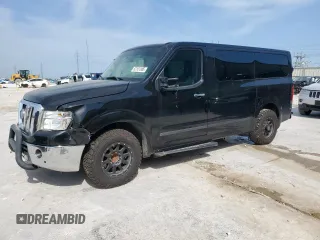 2017 Nissan NV SL z VIN 5BZAF0AA5HN850974, wystawiony jako Copart lot #52101385 z przebiegiem 129 011 mil mil oraz Szkoda całkowita • Salvage title. Historia ofert i sprzedaży dostępna na DreamBid. Obrazek 1.