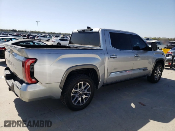 2022 Toyota Tundra 1794 Edition with VIN 5TFMA5ABXNX005457, listed as a Copart auction lot 49793525 with 58,484 mi miles and Clean title. Bid and sale history available at DreamBid. Image 3.