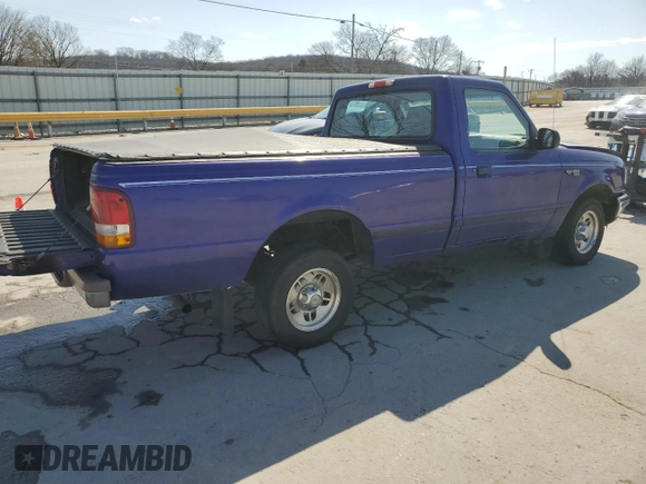 1997 Ford Ranger with VIN 1FTCR10U3VTA20308, listed as a Copart auction lot 47857775 with 213,262 mi miles and Salvage Title. Bid and sale history available at carsss.com. Image 3.