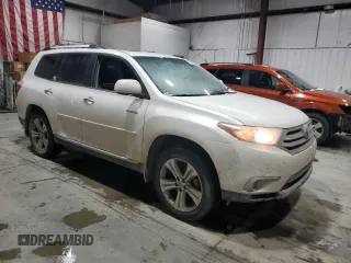 2012 Toyota Highlander Limited with VIN 5TDDK3EH7CS133531, listed as a Copart auction lot 41471105 with 189,297 mi miles and Salvage title. Bid and sale history available at DreamBid. Image 4.