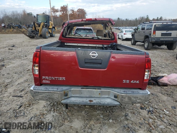 2009 Nissan Frontier SE with VIN 1N6AD09W89C407654, listed as a Copart auction lot 77351814 with 159,695 mi miles and Salvage title. Bid and sale history available at DreamBid. Image 6.
