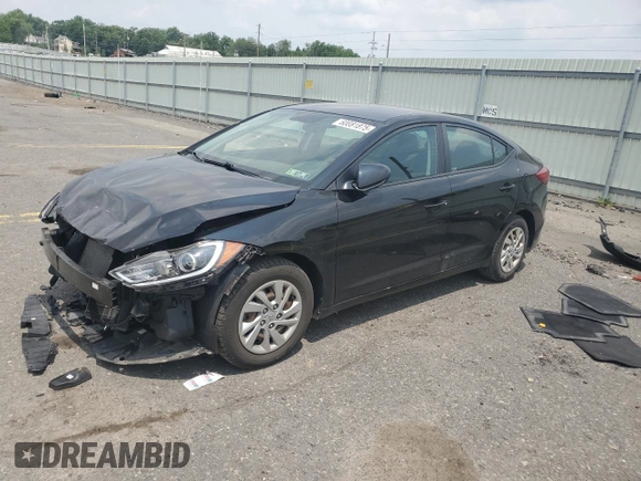2018 Hyundai Elantra SE z VIN KMHD74LF3JU519280, wystawiony jako Copart lot #60081875 z przebiegiem 43 157 mil mil oraz Szkoda całkowita • Salvage title. Historia ofert i sprzedaży dostępna na DreamBid. Obrazek 1.