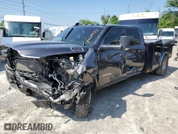 2021 Ram 3500 Big Horn with VIN 3C63RRHL8MG589863, listed as a Copart auction lot 54260473 with 0 mi miles and Salvage Title. Bid and sale history available at carsss.com. Image 1.