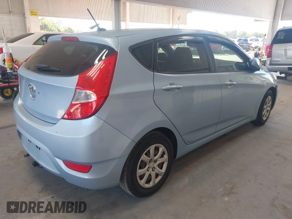 2012 Hyundai Accent GS with VIN KMHCT5AEXCU040770, listed as a IAAI auction lot 42265628 with 139,595 mi miles and . Bid and sale history available at DreamBid. Image 4.