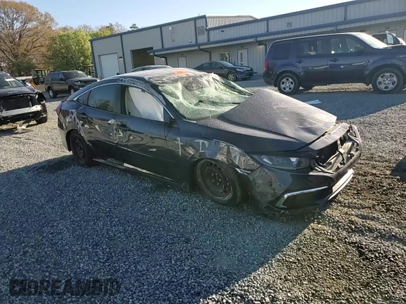 2019 Honda Civic LX with VIN 2HGFC2F62KH600818, listed as a Copart auction lot 50162865 with Not Provided miles and Salvage Title. Bid and sale history available at DreamBid. Image 10.