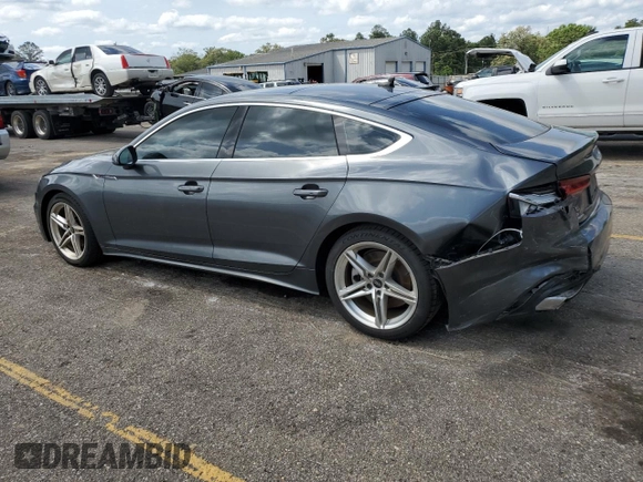 2022 Audi A5 Sportback S line Premium with VIN WAUDACF57NA029920, listed as a Copart auction lot 50598924 with 30,345 mi miles and Salvage Title. Bid and sale history available at carsss.com. Image 2.