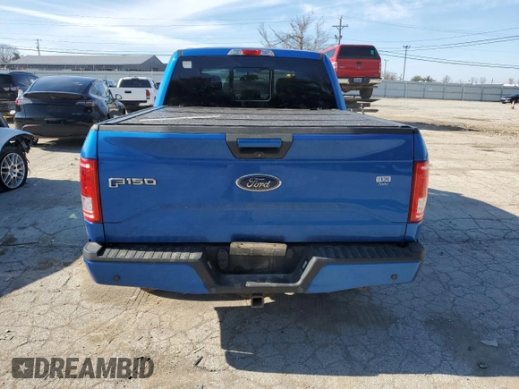 2015 Ford F-150 XLT with VIN 1FTEW1EP7FFA91810, listed as a Copart auction lot 44779895 with 190,229 mi miles and Salvage Title. Bid and sale history available at carsss.com. Image 6.