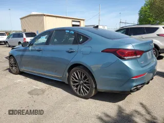 2018 Genesis G80 Sport with VIN KMHGN4JB0JU225029, listed as a Copart auction lot 53873475 with 93,213 mi miles and Salvage title. Bid and sale history available at DreamBid. Image 2.