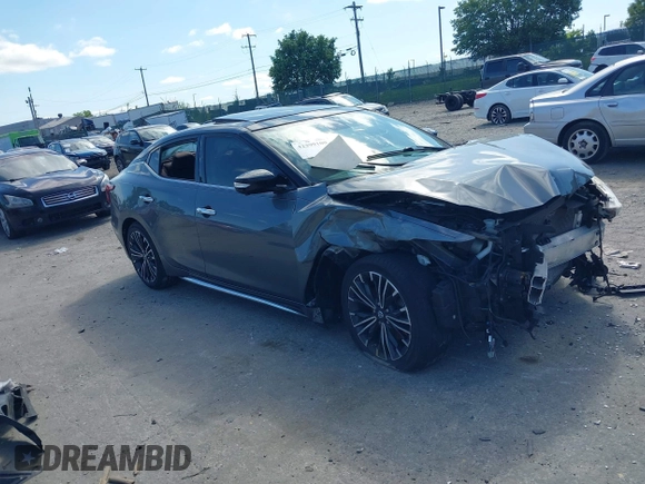 2018 Nissan Maxima SV with VIN 1N4AA6AP2JC385535, listed as a IAAI auction lot 42299100 with 81,431 mi miles and . Bid and sale history available at DreamBid. Image 1.