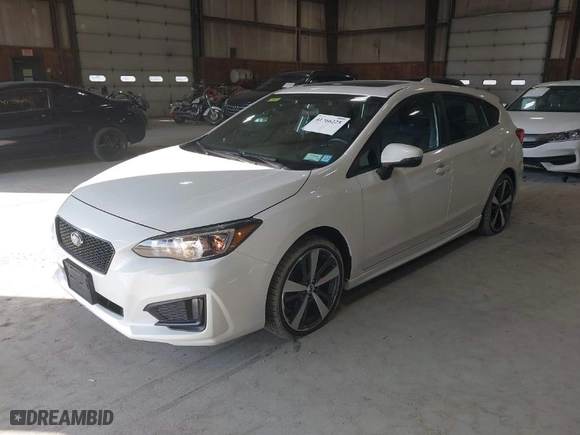 2019 Subaru Impreza Sport with VIN 4S3GTAM69K3740125, listed as a IAAI auction lot 41766225 with 78,122 mi miles. Bid and sale history available at carsss.com. Image 2.