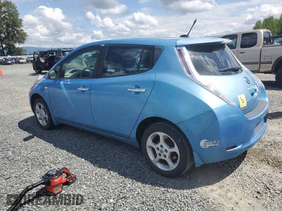2011 Nissan LEAF SL-e z VIN JN1AZ0CP0BT002015, wystawiony jako Copart lot #58096855 z przebiegiem 58 199 mil mil oraz Czysty tytuł • Clean title. Historia ofert i sprzedaży dostępna na DreamBid. Obrazek 2.