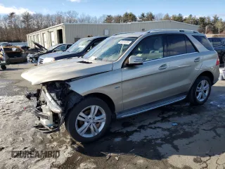 2012 Mercedes-Benz M with VIN 4JGDA5HB4CA076509, listed as a Copart auction lot 45131285 with 166,566 mi miles and Salvage Title. Bid and sale history available at carsss.com. Image 1.