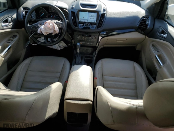 2017 Ford Escape Titanium with VIN 1FMCU0JD9HUB48912, listed as a Copart auction lot 84016554 with 52,199 mi miles and Salvage Title. Bid and sale history available at carsss.com. Image 8.