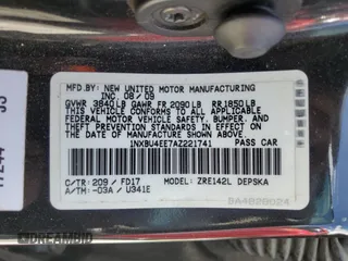 2010 Toyota Corolla with VIN 1NXBU4EE7AZ221741, listed as a Copart auction lot 51419865 with 150,984 mi miles and Salvage Title. Bid and sale history available at carsss.com. Image 12.