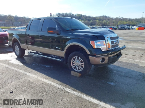 2012 Ford F-150 XL with VIN 1FTFW1ET3CFB33371, listed as a IAAI auction lot 41889333 with 125,894 mi miles. Bid and sale history available at carsss.com. Image 1.