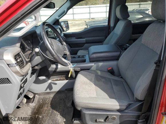 2021 Ford F-150 XL with VIN 1FTFW1E86MKE10888, listed as a Copart auction lot 46068465 with 60,690 mi miles and Salvage Title. Bid and sale history available at carsss.com. Image 7.