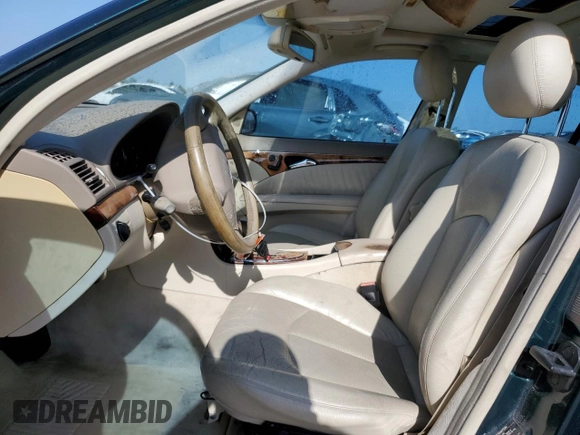 2003 Mercedes-Benz E-Class 3.2L with VIN WDBUF65J83A282244, listed as a Copart auction lot 52419505 with 171,582 mi miles and Clean Title. Bid and sale history available at carsss.com. Image 7.