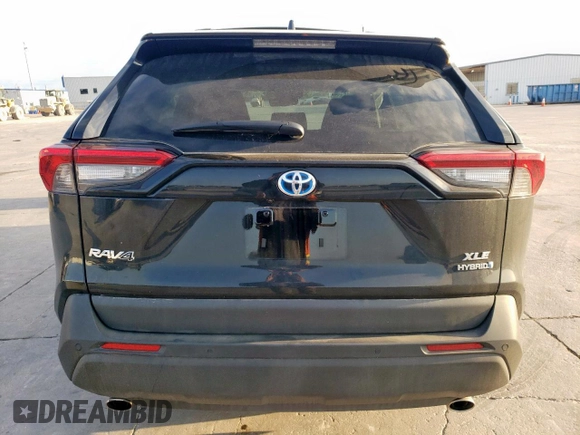 2024 Toyota RAV4 Hybrid XLE Premium with VIN 4T3B6RFV9RU158019, listed as a Copart auction lot 53633225 with 9,417 mi miles and Salvage Title. Bid and sale history available at carsss.com. Image 6.