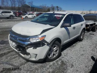 2013 Ford Edge SE with VIN 2FMDK3G96DBC22625, listed as a Copart auction lot 48607695 with 76,688 mi miles and Salvage Title. Bid and sale history available at carsss.com. Image 1.