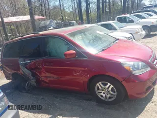 2005 Honda Odyssey EX-L with VIN 5FNRL38755B118345, listed as a IAAI auction lot 41806386 with 247,502 mi miles. Bid and sale history available at carsss.com. Image 14.