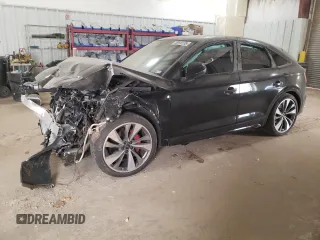 2024 Audi SQ5 Sportback Premium Plus with VIN WA124AFY7R2143488, listed as a Copart auction lot 48916135 with Not provided miles and Salvage title. Bid and sale history available at DreamBid. Image 1.
