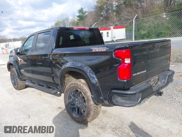 2023 Chevrolet Silverado 1500 LT Trail Boss with VIN 3GCUDFE89PG270678, listed as a IAAI auction lot 42028188 with 46,820 mi miles and . Bid and sale history available at DreamBid. Image 3.