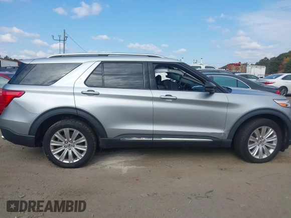 2021 Ford Explorer Limited with VIN 1FM5K8FW2MNA09295, listed as a IAAI auction lot 40694479 with 58,815 mi miles. Bid and sale history available at carsss.com. Image 14.