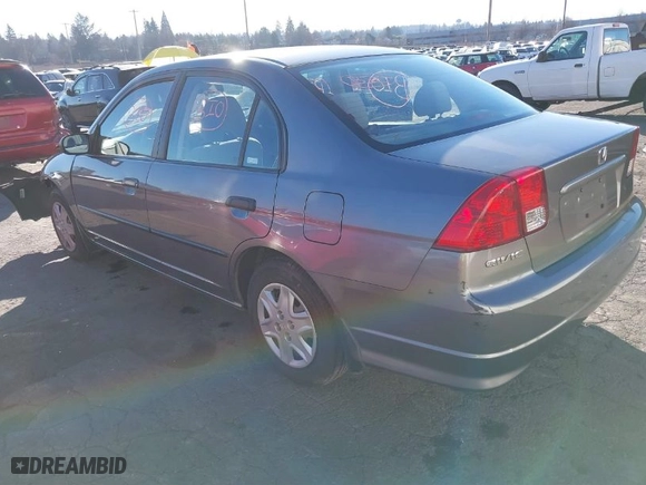 2005 Honda Civic Sdn VP SSRSv with VIN 2HGES16475H516067, listed as a IAAI auction lot 41434167 with 1 mi miles. Bid and sale history available at carsss.com. Image 3.