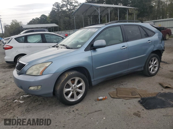 2009 Lexus RX 350 with VIN 2T2GK31U29C069945, listed as a Copart auction lot 49680185 with 248,237 mi miles and Salvage Title. Bid and sale history available at DreamBid. Image 1.