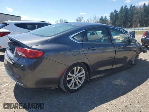 2016 Chrysler 200 Limited with VIN 1C3CCCAB3GN159828, listed as a Copart auction lot 53955315 with 165,238 mi miles and Salvage Title. Bid and sale history available at carsss.com. Image 3.
