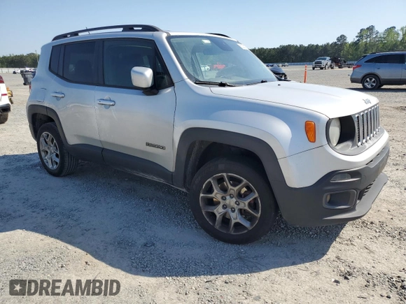 2017 Jeep Renegade Latitude with VIN ZACCJABB7HPE91641, listed as a Copart auction lot 53029205 with 210,002 mi miles and Salvage title. Bid and sale history available at DreamBid. Image 4.
