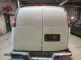 2009 GMC Savana Cargo Van with VIN 1GTGG256091104465, listed as a Copart auction lot 88076095 with 0 mi miles and Salvage Title. Bid and sale history available at carsss.com. Image 6.