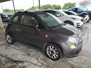 2017 FIAT 500 Pop z VIN 3C3CFFLR5HT530279, wystawiony jako Copart lot #59485155 z przebiegiem 121 630 mil mil oraz Szkoda całkowita • Salvage title. Historia ofert i sprzedaży dostępna na DreamBid. Obrazek 4.