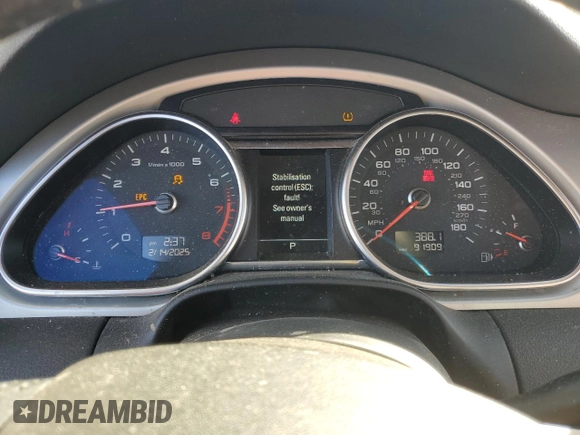 2015 Audi Q7 3.0T S line Prestige with VIN WA1DGAFE6FD000943, listed as a Copart auction lot 45974925 with 91,909 mi miles and Salvage Title. Bid and sale history available at carsss.com. Image 9.