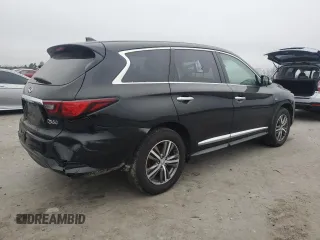 2019 Infiniti QX60 Luxe with VIN 5N1DL0MMXKC566279, listed as a Copart auction lot 48209385 with 251,448 mi miles and Clean title. Bid and sale history available at DreamBid. Image 3.