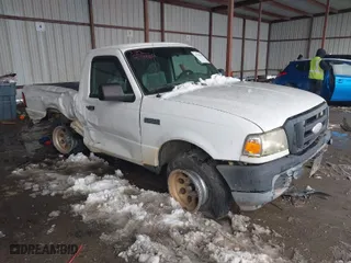 2008 Ford Ranger XL with VIN 1FTYR10D38PA36334, listed as a IAAI auction lot 41298109 with 1 mi miles. Bid and sale history available at carsss.com. Image 1.