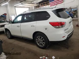 2015 Nissan Pathfinder SV z VIN 5N1AR2MM5FC695632, wystawiony jako Copart lot #53789225 z przebiegiem 145 391 mil mil oraz Szkoda całkowita • Salvage title. Historia ofert i sprzedaży dostępna na DreamBid. Obrazek 2.