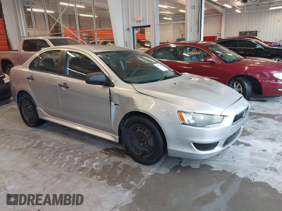 2010 Mitsubishi Lancer DE with VIN JA32U1FU3AU019390, listed as a IAAI auction lot 39876469 with 188,617 mi miles. Bid and sale history available at carsss.com. Image 1.