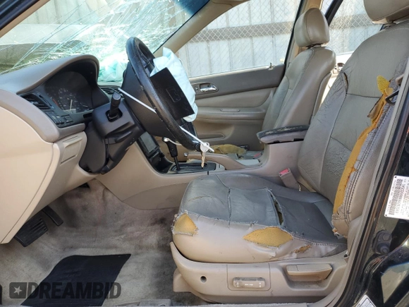 1997 Honda Accord EX with VIN 1HGCD5668VA262569, listed as a Copart auction lot 44713835 with 261,346 mi miles and Salvage Title. Bid and sale history available at DreamBid. Image 7.