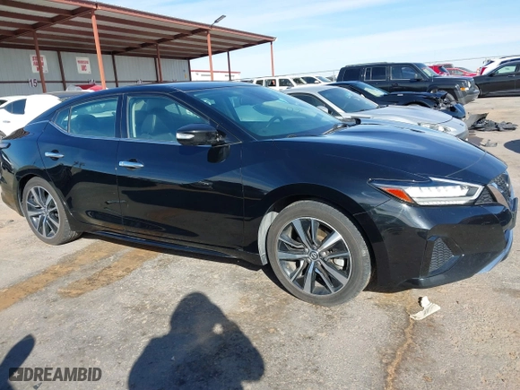 2022 Nissan Maxima SV with VIN 1N4AA6CV8NC502553, listed as a IAAI auction lot 41354940 with 57,786 mi miles. Bid and sale history available at carsss.com. Image 13.