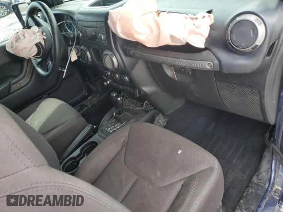 2013 Jeep Wrangler Sport with VIN 1C4AJWAG6DL590922, listed as a Copart auction lot 53379755 with 139,099 mi miles and Salvage title. Bid and sale history available at DreamBid. Image 8.