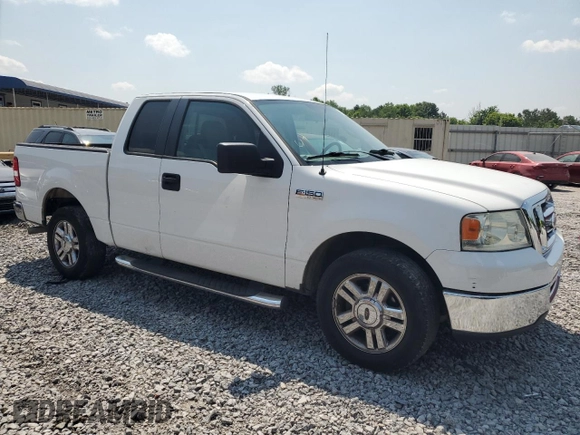 2008 Ford F-150 STX with VIN 1FTRX12W58FC17160, listed as a Copart auction lot 58375045 with 133,976 mi miles and Salvage title. Bid and sale history available at DreamBid. Image 4.