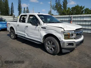 2020 Ford F-150 XL with VIN 1FTEW1EP1LFB38518, listed as a Copart auction lot 52570445 with Not Provided miles and Salvage Title. Bid and sale history available at carsss.com. Image 4.