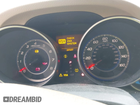 2007 Acura MDX Tech Pkg with VIN 2HNYD28377H508192, listed as a IAAI auction lot 42032988 with 247,647 mi miles. Bid and sale history available at carsss.com. Image 7.