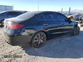 2023 Mercedes-Benz C 43 AMG with VIN W1KAF8HB9PR099209, listed as a Copart auction lot 79760674 with Not Provided miles and Salvage Title. Bid and sale history available at DreamBid. Image 3.