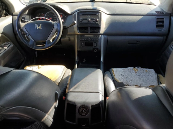 2006 Honda Pilot EX-L with VIN 5FNYF28576B043953, listed as a Copart auction lot 49839965 with 123,456 mi miles and Salvage Title. Bid and sale history available at carsss.com. Image 8.