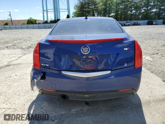 2014 Cadillac ATS Standard RWD with VIN 1G6AA5RA2E0127904, listed as a Copart auction lot 57476465 with 83,626 mi miles and Salvage title. Bid and sale history available at DreamBid. Image 6.