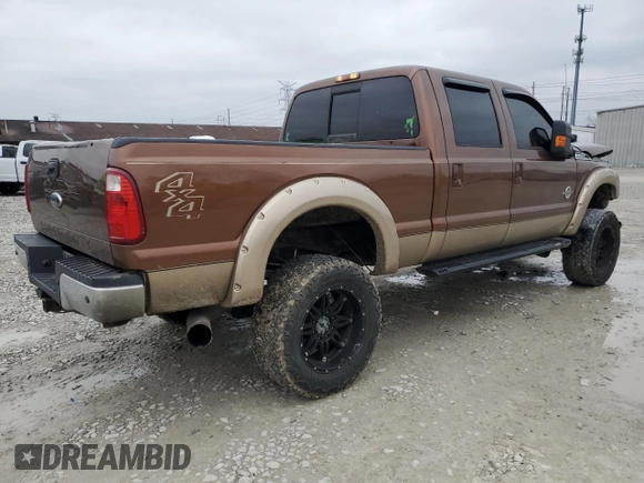 2011 Ford F-350 XL with VIN 1FT8W3BT8BEA46045, listed as a Copart auction lot 85193514 with 220,843 mi miles and Salvage Title. Bid and sale history available at DreamBid. Image 3.