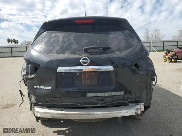 2017 Nissan Pathfinder SL with VIN 5N1DR2MN0HC906129, listed as a Copart auction lot 47299935 with 142,228 mi miles and Salvage Title. Bid and sale history available at carsss.com. Image 6.